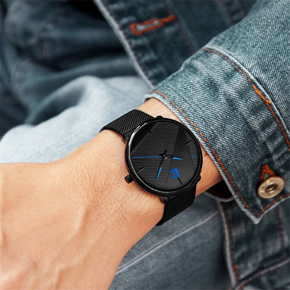 DIJANES Minimalist Ultra Thin Watch for Men - Premium Watches from Dressmycell.com - Just $16.00! Shop now at Dressmycell.com DIJANES Minimalist Ultra Thin Watch for Men - Premium Watches from Dressmycell.com - Just $16.00! Shop now at Dressmycell.com